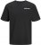 Jack & Jones Hawaii Crew Neck T-Shirt Black - Pólók - Nagyméretű pólók - 2XL-14XL