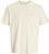 Jack & Jones Almeria Back Print T-Shirt Antique White - Pólók - Nagyméretű pólók - 2XL-14XL
