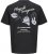 Jack & Jones Almeria Back Print T-Shirt Black - Pólók - Nagyméretű pólók - 2XL-14XL