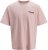 Jack & Jones Fold Crew Neck T-Shirt Tickled Pink - Pólók - Nagyméretű pólók - 2XL-14XL