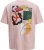 Jack & Jones Fold Crew Neck T-Shirt Tickled Pink - Pólók - Nagyméretű pólók - 2XL-14XL