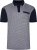 Kam Jeans 5518 Smart Mini Geo-Print Polo Navy - Pólóingek - Galléros Pólók 2XL-8XL - Pólóingek 2XL-8XL