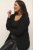 Kaffe Curve Farsia Kardigán Mélyfekete - Bluzy & bluzy z kapturem - 