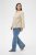 Kaffe Curve Josa Shirt Feather Grey Stripe - Ingek - 