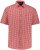 JP1880 Shirt Traditional Checked Short Sleeve Red - Ingek - Ingek 2XL-10XL