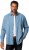 JP1880 Shirt Denim Long Sleeve Light Blue TALL - FÉRFIRUHÁZAT MT-6XLT - TALL-méretek