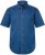 JP1880 Shirt Denim Short Sleeve Blue TALL - FÉRFIRUHÁZAT MT-6XLT - TALL-méretek
