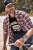 JP1880 Shirt Flannel Checked Long Sleeve Red TALL - FÉRFIRUHÁZAT MT-6XLT - TALL-méretek