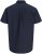 Jack & Jones Henry Slub Short Sleeve Navy - Ingek - Ingek 2XL-10XL