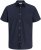 Jack & Jones Henry Slub Short Sleeve Navy - Ingek - Ingek 2XL-10XL