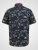 D555 Rick Geometric Print Short Sleeve Shirt Navy - Ingek - Ingek 2XL-10XL