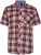 Kam Jeans 6368 Checked Short Sleeve Shirt Red - Ingek - Ingek 2XL-10XL