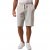 JP1880 Bermuda Sweatshorts Relaxed Fit Grey - Rövidnadrág - Nagyméretű Rövidnadrág W40-W60
