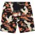 JP1880 Bermuda Shorts Floral All-over Print Black - Rövidnadrág - Nagyméretű Rövidnadrág W40-W60