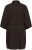 Kaffe Curve Mille Short Shirt Dress Black Coffee Brown - Mini ruhák - 