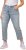 Ulla Popken Stonewashed Distressed Boyfriend Jeans Light Blue - Női Farmer & Nadrágok Nagy Méretekben – Plus Size - 