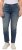 Ulla Popken Distressed Stretch Fit Boyfriend Jeans Blue Denim - Női Farmer & Nadrágok Nagy Méretekben – Plus Size - 
