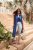 Ulla Popken Tile Laser Print Stretch Fit Jeans Light Light Blue Denim - Női Farmer & Nadrágok Nagy Méretekben – Plus Size - 