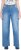 Ulla Popken Extra Wide Leg Stretch Fit Jeans Light Blue - Női Farmer & Nadrágok Nagy Méretekben – Plus Size - 