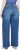 Ulla Popken Extra Wide Leg Stretch Fit Jeans Denim Blue - Női Farmer & Nadrágok Nagy Méretekben – Plus Size - 