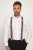 JP1880 Suspenders with Adjustable Length Burgundy Red - Kiegészítők - 