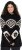 Ulla Popken Aztec Pattern Turtleneck Sweater Black - Bluzy & bluzy z kapturem - 