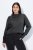 Ulla Popken Long Sleeves Mock Turtleneck Sweater Charcoal Grey Melange - Bluzy & bluzy z kapturem - Kényelmes pulóverek és kapucnisok