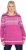 Ulla Popken Norwegian Style Pastel Tone Long Sleeve Sweater Summer Berry - Bluzy & bluzy z kapturem - 