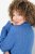 Ulla Popken Cable Knit Long Sleeve Turtleneck Sweater Teal Blue - Bluzy & bluzy z kapturem - Kényelmes pulóverek és kapucnisok