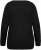 Ulla Popken Soft Fine Knit Pullover V-Neck Sweatshirt Black - Bluzy & bluzy z kapturem - 