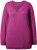 Ulla Popken Casual V-Neck Long Sleeve Sweater Berry - Bluzy & bluzy z kapturem - 