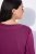 Ulla Popken Soft Fine Knit Pullover V-Neck Sweatshirt Dark Lilac - Bluzy & bluzy z kapturem - Kényelmes pulóverek és kapucnisok
