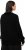 Ulla Popken Lace-Up Cuff Long Sleeve V-Neck Sweater Black - Bluzy & bluzy z kapturem - 