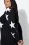 Ulla Popken Glitter Stars Soft Knit Sweater Black - Bluzy & bluzy z kapturem - Kényelmes pulóverek és kapucnisok