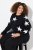 Ulla Popken Glitter Stars Soft Knit Sweater Black - Bluzy & bluzy z kapturem - Kényelmes pulóverek és kapucnisok