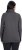 Ulla Popken Turtleneck Ribbed Trim Long Sleeve Sweater Charcoal Grey Melange - Bluzy & bluzy z kapturem - 