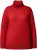 Ulla Popken Turtleneck Ribbed Trim Long Sleeve Sweater Salsa Red - Bluzy & bluzy z kapturem - 