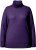 Ulla Popken Turtleneck Ribbed Trim Long Sleeve Sweater Deep Violet - Bluzy & bluzy z kapturem - 