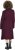 Ulla Popken Long Turtleneck Duster Sweater Plum - Bluzy & bluzy z kapturem - 