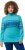 Ulla Popken Apres Ski Long Sleeve Troyer Collar Sweater Bright Turquoise - Bluzy & bluzy z kapturem - 