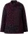 Ulla Popken Leopard Print Scarf Sweater Dark Ruby - Bluzy & bluzy z kapturem - 