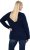 Ulla Popken Whimsical Holiday Sweater Navy - Bluzy & bluzy z kapturem - 
