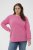 Kaffe Curve Sus Sweatshirt Pink Power - Melegítőfelsők - 