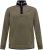D555 Leicester 2 Quarter Neck Fleece Sweatshirt Khaki - Pulóverek & kapucnis pulóverek - Pulóverek & Kapucnis pulóver 2XL-12XL