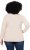 Ulla Popken Drawstring Collar Long Sleeve Sweatshirt Nature Melange - Bluzy & bluzy z kapturem - 
