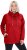 Ulla Popken Drawstring Collar Long Sleeve Sweatshirt Salsa Red - Bluzy & bluzy z kapturem - 