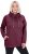 Ulla Popken Drawstring Collar Long Sleeve Sweatshirt Dark Berry - Bluzy & bluzy z kapturem - 