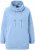 Ulla Popken Drawstring Collar Long Sleeve Sweatshirt Light Blue - Bluzy & bluzy z kapturem - 