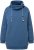 Ulla Popken Drawstring Collar Long Sleeve Sweatshirt Blue Denim - Bluzy & bluzy z kapturem - 