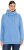 Ulla Popken Drawstring Collar Long Sleeve Sweatshirt Light Cornflower - Bluzy & bluzy z kapturem - 